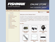 Tablet Screenshot of fishmanstore.com